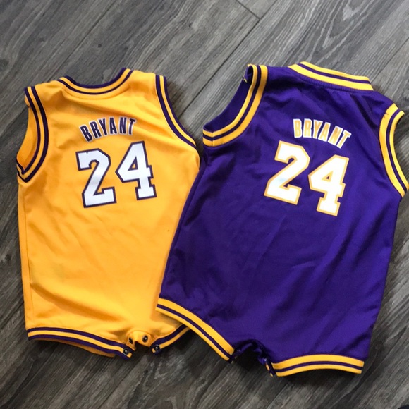 Adidas Kobe Bryant Lakers Jersey Romper 24m Adidas Kobe Bryant Lakers Jersey Romper 24m
